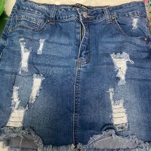 jean denim skirt